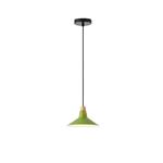 PENDANT LIGHT FIXTURES METAL 1ΧE27 MAX 15W 180X1140mm GREEN ARTE ILLUMINA CHROMA