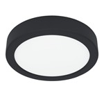 ΦΩΤΙΣΤΙΚΟ ΟΡΟΦΗΣ LED SLIM 24W 3CCT Φ30 ΜΑΥΡΟ PLUS
