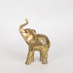 TABLE DECORATIVE, ELEPHANT, GOLD, 12.5x6.5x18cm