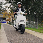 ELECTRIC SCOOTER, "JS2A", WHITE, 4500W, 72V52Ah