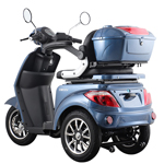 ELECTRIC SCOOTER TRICYCLE, "TRICY", BLUE, 1000W,