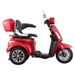 ELECTRIC SCOOTER TRICYCLE, "TRICY", RED, 1000W,
