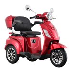 ELECTRIC SCOOTER TRICYCLE, "TRICY", RED, 1000W,
