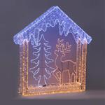PROFESSIONAL DESIGN CHRISTMAS REPRESENTATION 3D, 960 LED, 180x162x52cm, IP44