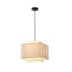 PENDANT LIGHT FIXTURES FABRIC 1XΕ27 ΜΑΧ 60W Φ320Χ1090mm BEIGE   ARTE ILLUMINA ΜUSA