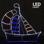 SHIP, 11m LED ROPE LIGHT, 2-WAY, 106x104cm, IP44