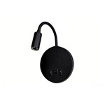 ΑΠΛΙΚΑ ΑΝΑΓΝΩΣΗΣ ΔΙΠΛΟΥ ΦΩΤΙΣΜΟΥ ΑΛΟΥΜΙΝΙΟΥ 3+7W 150+500Lm 3000K Φ150x458mm ΜΕ USB TYPE C ΚΑΙ ΒΡΑΧΙΟΝΑ ΜΑΥΡΗ ARTE ILLUMINA