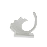 ΓΛΥΠΤΟ ΑΦΗΡΗΜΕΝΟ ΠΟΛΥΡΕΖΙΝ ΛΕΥΚΟ 24.5x14.5x22.5cm
