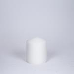 DECORATIVE CANDLE WHITE 7x8cm.