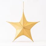STAR,FABRIC IRIDESCENT GOLD, 80cm