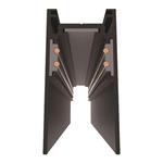 PENDANT AND SURFACE MOUNTED MAGNETIC TRACK 2m BLACK