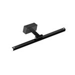 LIGHT FIXTURES FOR BATHROOM ALUMINIUM 14W 3CCT 400mm  (base 80X40mm) IP44 BLACK ARTE ILLUMINA FEOS