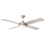 DECORATIVE FAN WITH 1 LIGHT E27 SAND NICKEL WITH CONTROL Φ132 70W