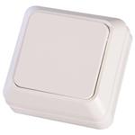 SURFACE MINI SIMPLE SWITCH OUTDOOR WHITE IP20
