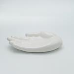 TABLE DECORATION HAND, CERAMIC, WHITE, 31.5x17x6.5cm