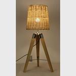 TABLE LAMP,  RATTAN- WOOD, NATURAL, 31x31x68.5cm