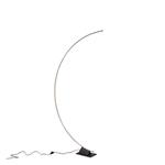 FLOOR LAMP LIGHT METAL LED 45W 3000Κ 4500Lm 630X1950mm BLACK ARTE ILLUMINA MEDIA LUNA