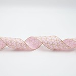 ΚΟΡΔΕΛΑ ΡΟΖ ΜΕ ΣΑΜΠΑΝΙ ΦΙΟΓΚΑΚΙΑ, 914x6.3cm