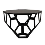 ΒΟΗΘΗΤΙΚΟ ΤΡΑΠΕΖΑΚΙ ΜΕΤΑΛΛΙΚΟ ΜΑΥΡΟ 69.5Χ69.5Χ48.5CM