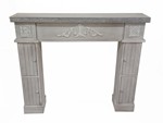 DECO WOODEN FIREPLACE ECRU 120x23.5x101cm