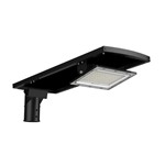 SOLAR STREET LIGHT WITH MOTION SENSOR LED SMD 17W ALUMINUM GREY 6000Κ IP66 LUNA