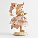 MRS MOUSE WITH PINK CLOTHES, 30x27x57cm