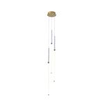 ΦΩΤΙΣΤΙΚΟ ΚΡΕΜΑΣΤΟ LED 33W 1980Lm 3000K 200X2000mm ΛΕΥΚΟ-ΧΡΥΣΟ ARTE ILLUMINA PEARLETTE