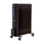 OIL RADIATOR 11 RIBS 2500W BLACK WITH LED SCREEN AND REMOTE CONTROL