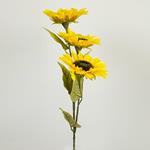 FLOWER/BRANCH, SUNFLOWERS, YELLOW, 87cm