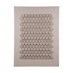 ΠΙΝΑΚΑΣ ΚΑΜΒΑΣ ΚΥΚΛΟΙ ΛΕΥΚΟΣ 90x3.5x120cm