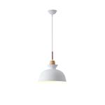 PENDANT LIGHT FIXTURES METAL 1XΕ27 MAX 15W 280X1234mm WHITE ARTE ILLUMINA SIMPLO