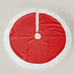 TREE SKIRT, RED CORDUROY, 90cm