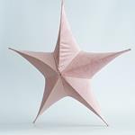 VELVET STAR, PINK, 65cm