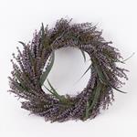 WREATH, WITH LAVENDER AND LAVENDER SCENT, PURPLE-GREEN, 40x40x59cm