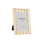 ΚΟΡΝΙΖΑ (10x15) ΠΟΛΥΡΕΖΙΝ ΛΕΥΚΗ -ΧΡΥΣΗ 16x2x21cm