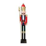 NUTCRACKER WITH SCEPTER, RED-GREEN, 250cm