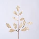 TWIG, WITH LEAVES AND GLITTER, 72cm
