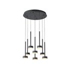 ΦΩΤΙΣΤΙΚΟ ΚΡΕΜΑΣΤΟ 55W 3300Lm 3000K Φ50XH180 ΜΑΥΡΟ ARTE ILLUMINA ISOLA