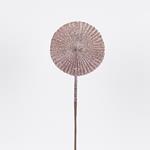 FAN, PINK WITH GLITTER, 16x51cm