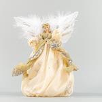 FAIRY TOP TREE, WHITE WITH GOLD, WITH MAGIC WAND 28cm