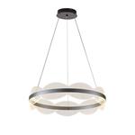 PENDANT LIGHT FIXTURES ACRYLIC ROUND LED 60W Φ650mm 3000K 5400Lm  SILVER ARTE ILLUMINA TORINO