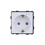 SMART WIFI 16Α SCHUKO SOCKET WITH INDICATOR, ON/OFF BUTTON AND POWER METERING WHITE COLOR