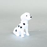 ACRYLIC DALMATIAN DOG, 4,5V, 30 WHITE LED, WITH ADAPTOR, LEAD WIRE 500cm, 26x14x30cm, IP44