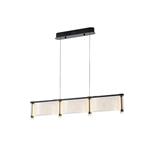 PENDANT LIGHT FIXTURE  ACRYLIC 3LIGHTS  3Χ16W 3000K 4320lm  1000X270X160mm FRENCH GOLD ARTE ILLUMINA RAVENA