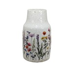 ΒΑΖΟ ΚΕΡΑΜΙΚΟ ΛΕΥΚΟ 15.5x15.5x25cm
