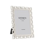 ΚΟΡΝΙΖΑ (15x20) ΑΛΥΣΙΔΑ ΠΟΛΥΡΕΖΙΝ ΛΕΥΚΗ 21x2x26cm