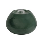 ΒΑΖΟ ΓΥΑΛΙΝΟ ΣΜΑΡΑΓΔΙ 19.6x19.6x13.5cm