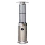 GAS HEATER STAND CIRCLE FLAME 1,80m 11KW INOX (stainless steel)