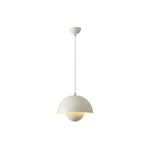 PENDANT LIGHT FIXTURES METAL 1ΧE27 MAX 15W 300X1290mm GLOSSY MILKY WHITE ARTE ILLUMINA JARDEN