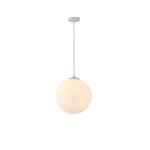 PENDANT LIGHT FIXTURES METAL 1XΕ27 MAX 15W 300X1370mm WHITE ARTE ILLUMINA SELINI